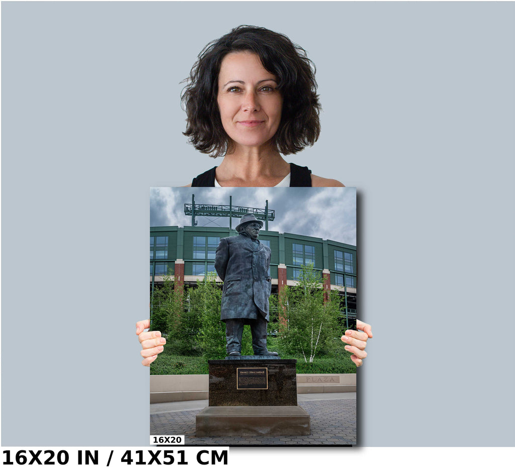 Lombardi Trophy: Lambeau Field, Green Bay Packers Photography Wall Art