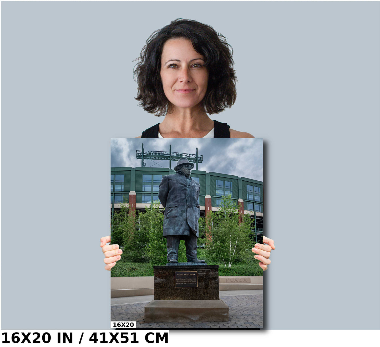 Lombardi Trophy: Lambeau Field, Green Bay Packers Photography Wall Art
