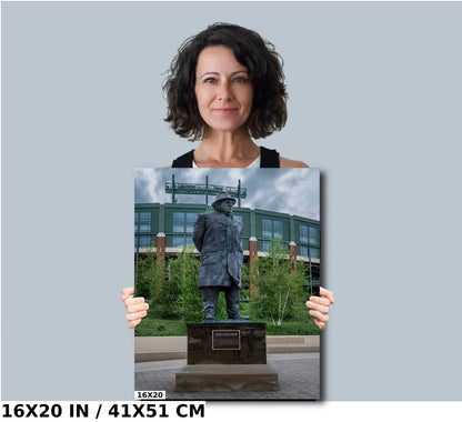 Lombardi Trophy: Lambeau Field, Green Bay Packers Photography Wall Art