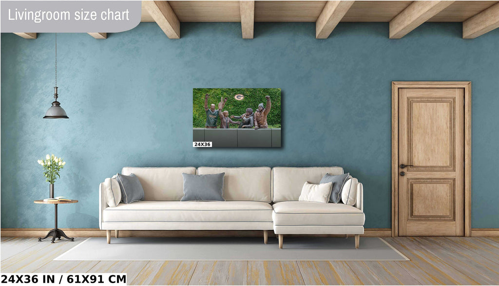 Packers Fans Statue: Lambeau Field Photography Wall Art
