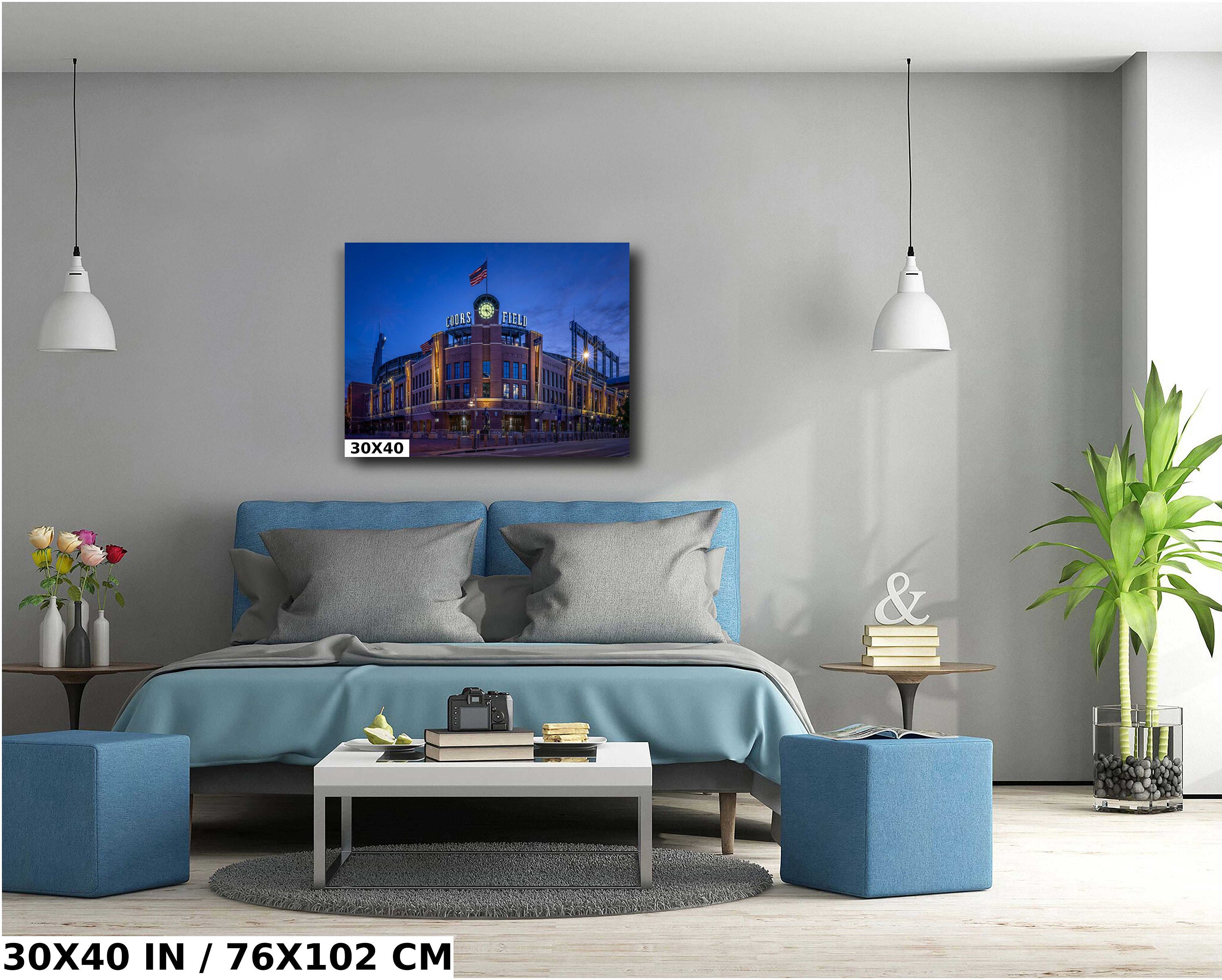Coors Field Stadium Downtown Denver Baseball Field Wall Art Print