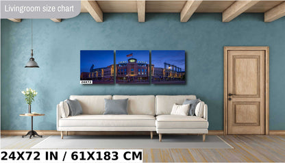 Coors Field Wall Art – Colorado Rockies Stadium Canvas Print | Denver Baseball Stadium Decor