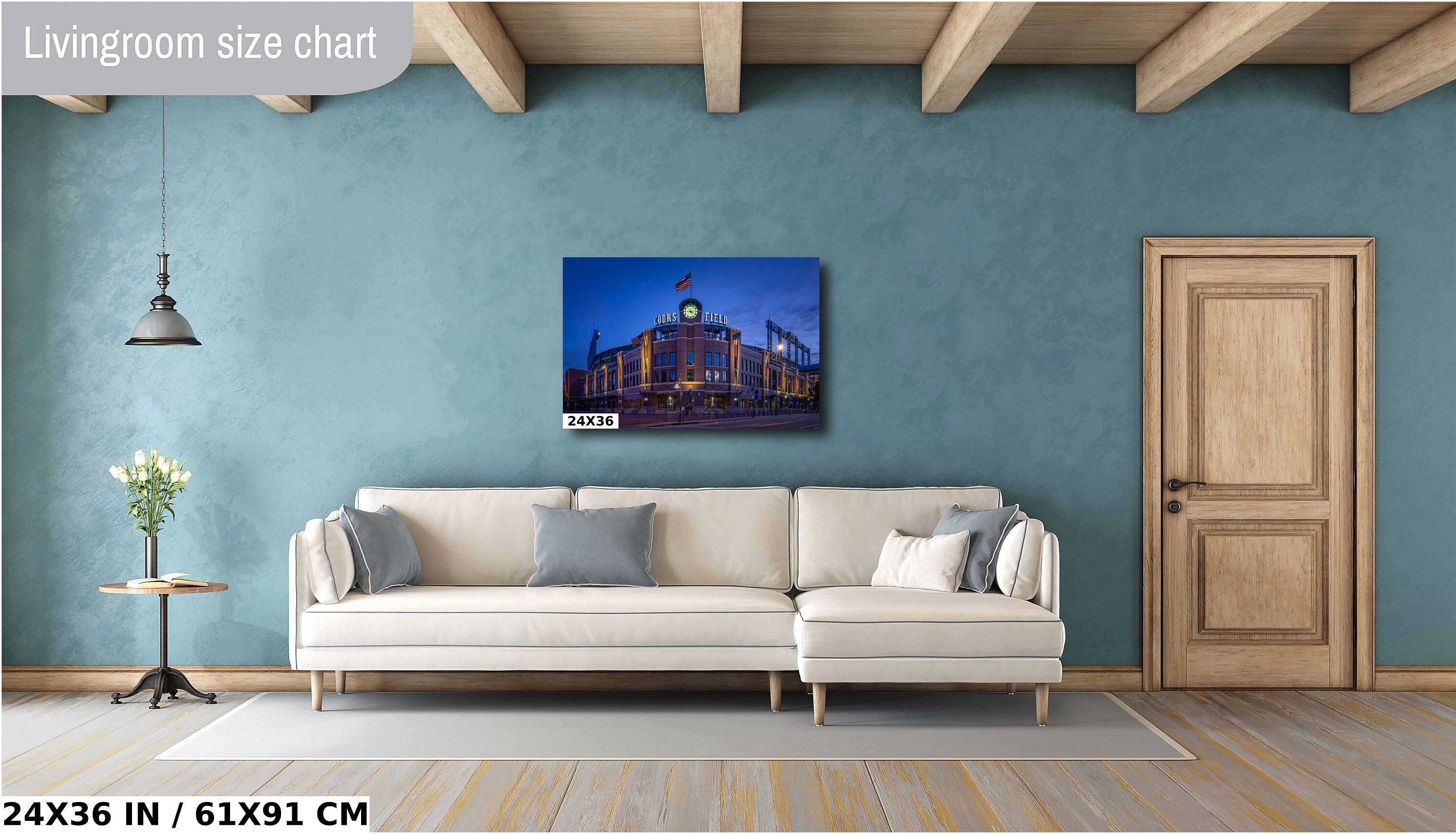 Coors Field Stadium Downtown Denver Baseball Field Wall Art Print