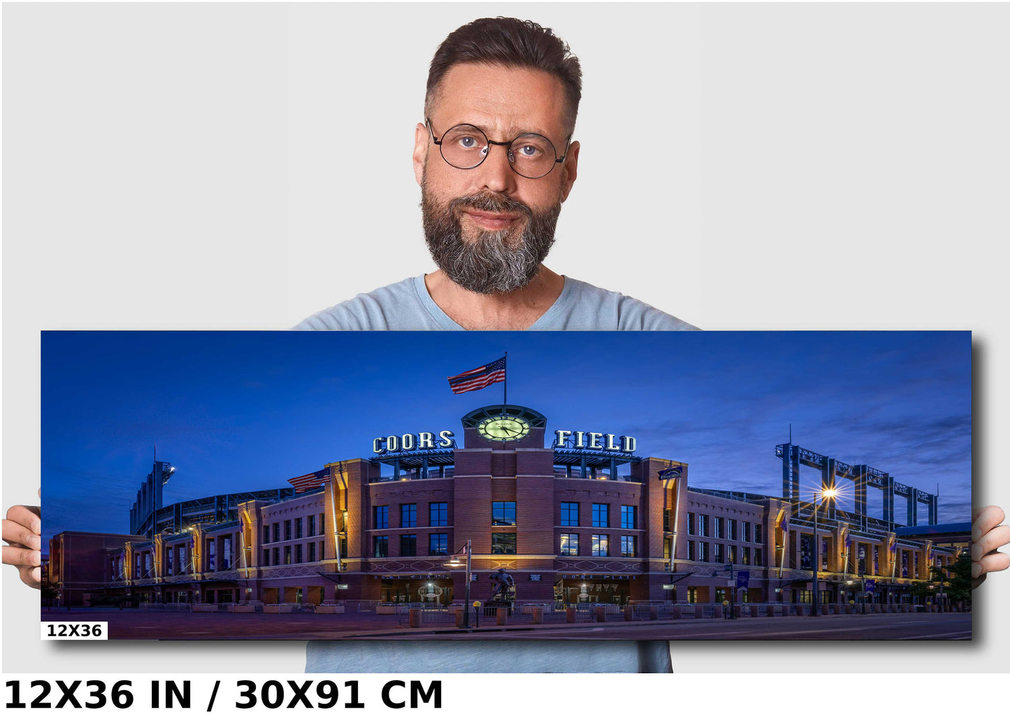 Coors Field Wall Art – Colorado Rockies Stadium Canvas Print | Denver Baseball Stadium Decor