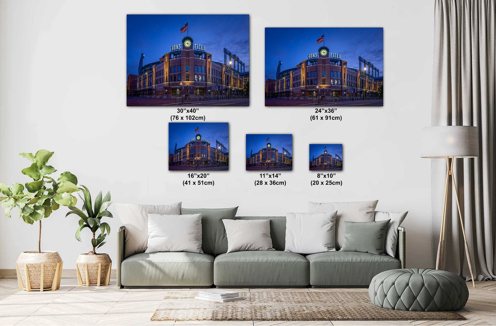Coors Field Stadium Downtown Denver Baseball Field Wall Art Print