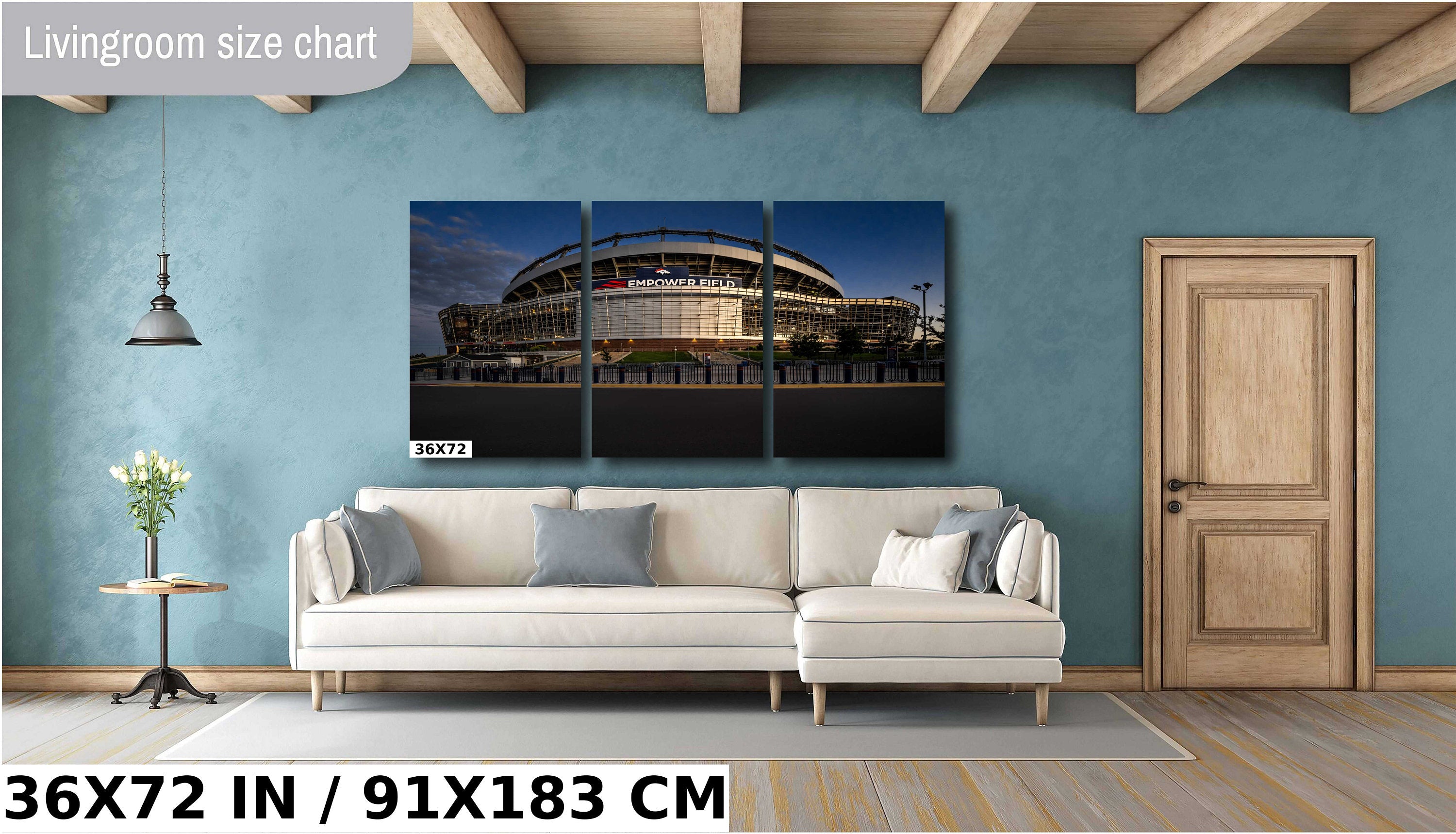 Empower Field at Mile High Stadium Photo Print: Denver Broncos Home Decor