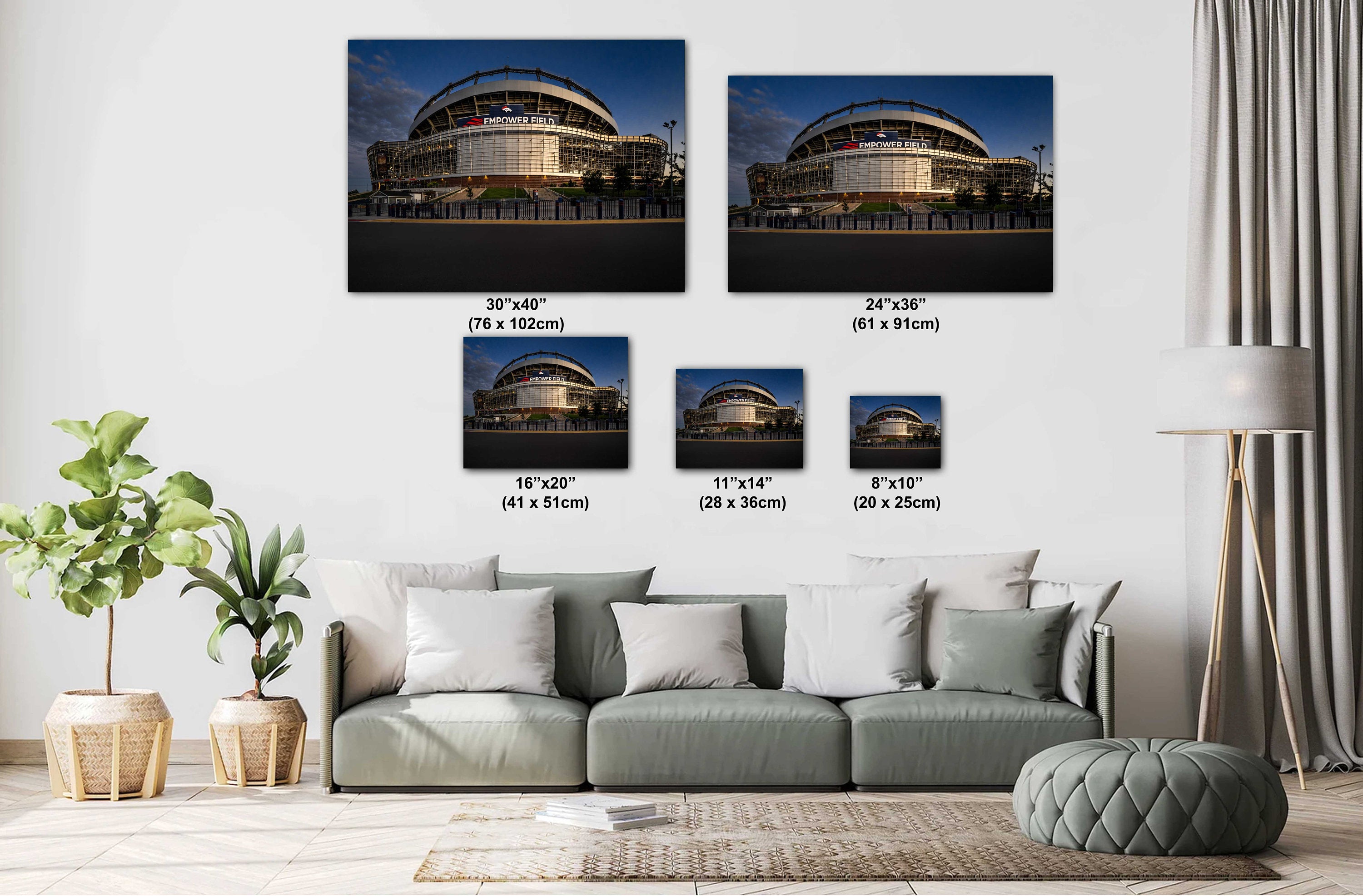 Empower Field at Mile High Stadium Photo Print: Denver Broncos Home Decor