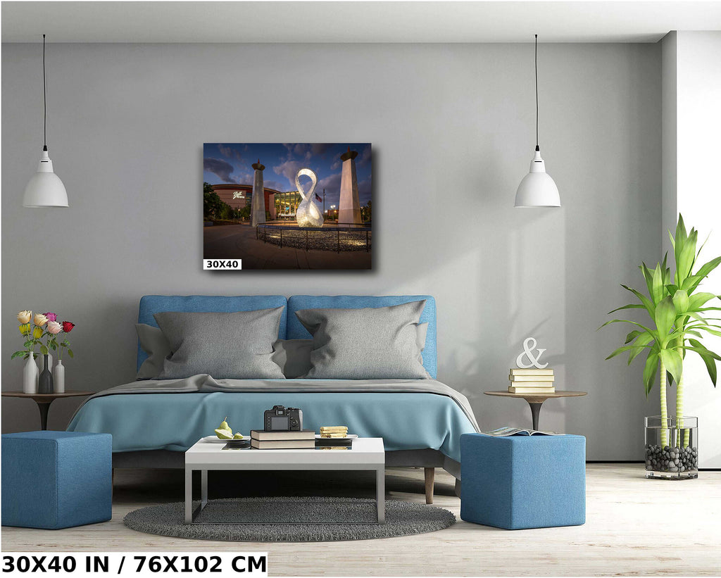 Ball Arena Denver Colorado Print: Nuggets & Avalanche Home