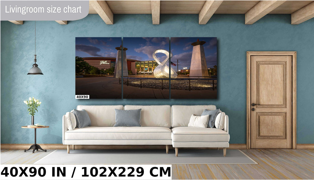 Ball Arena Denver Colorado Print: Nuggets & Avalanche Home