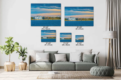 Outer Banks Wall Art – Ocracoke Island Print | Coastal Canvas Decor & Lighthouse Metal