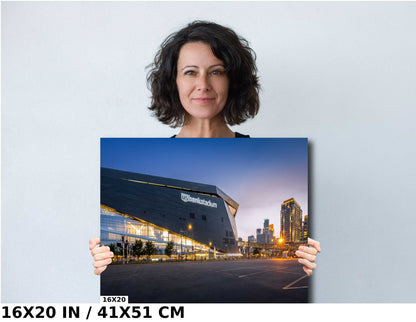 U.S. Bank Stadium Wall Art - Minneapolis Landmark Print | Vikings Stadium Decor
