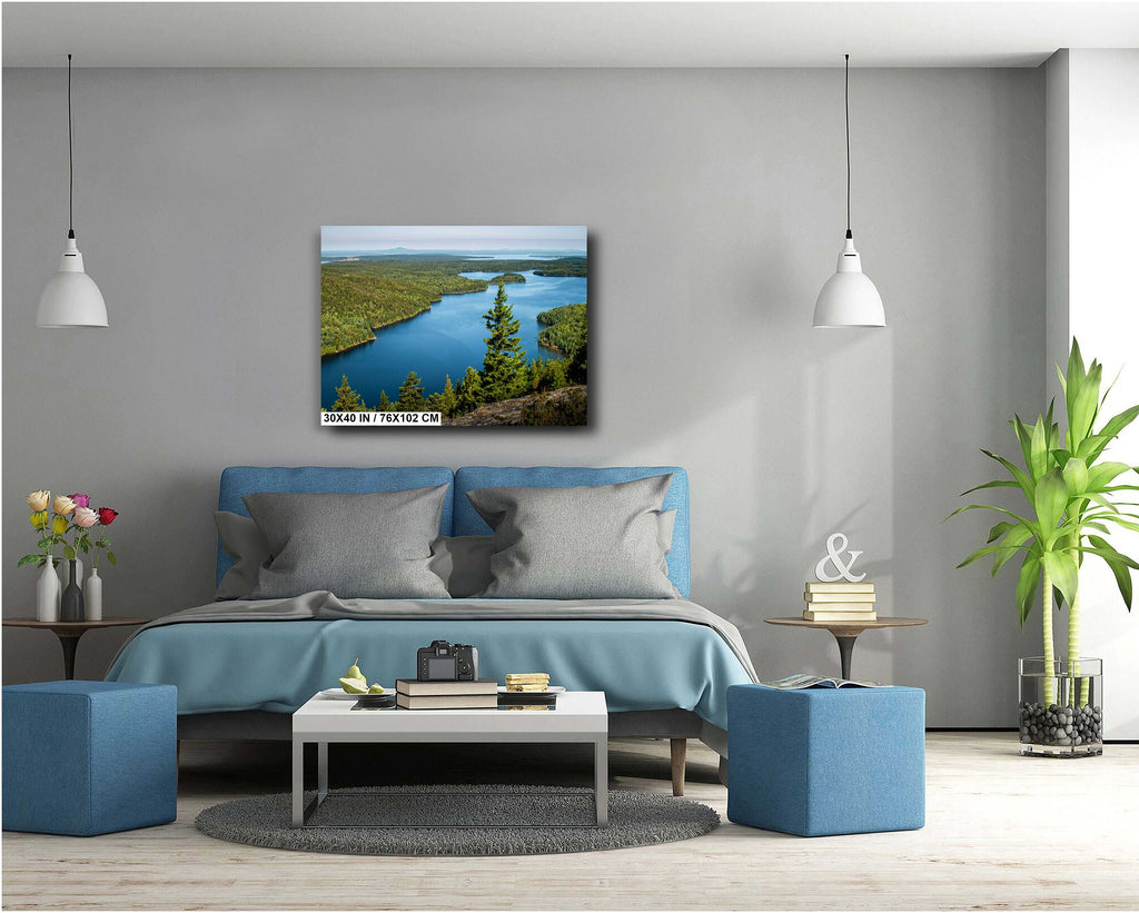 Acadia National Park Print: Echo Lake Serenity, Maine Wall Art