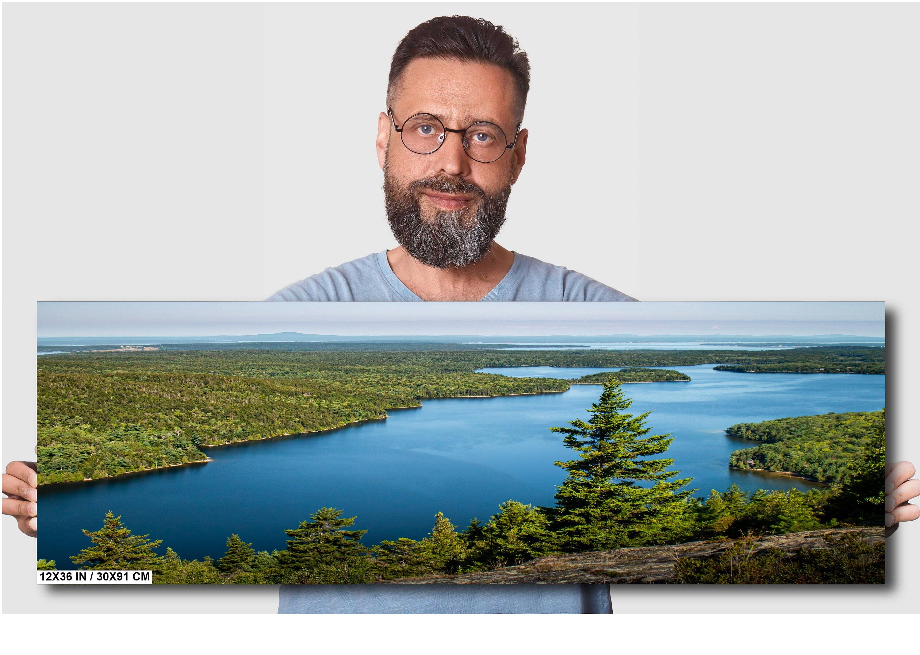 Acadia National Park Print: Echo Lake Serenity, Maine Wall Art