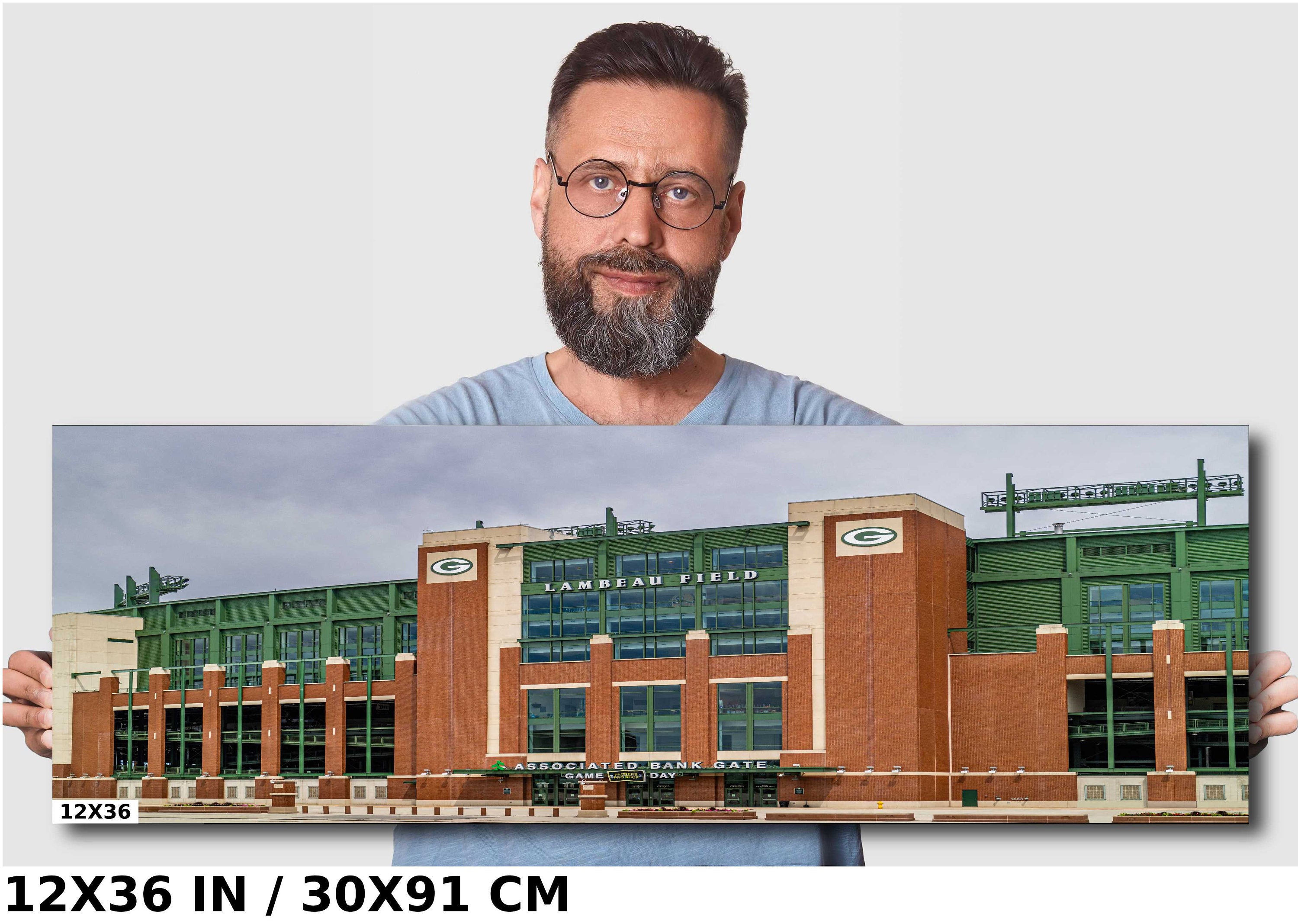 Lambeau Field Gate: Green Bay Packers Stadium Photography Wall Art