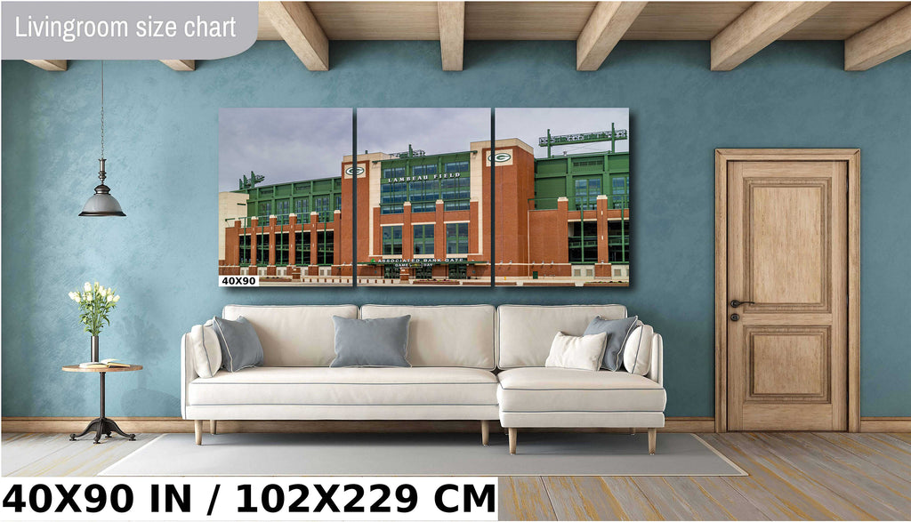 Lambeau Field Gate: Green Bay Packers Stadium Photography Wall Art