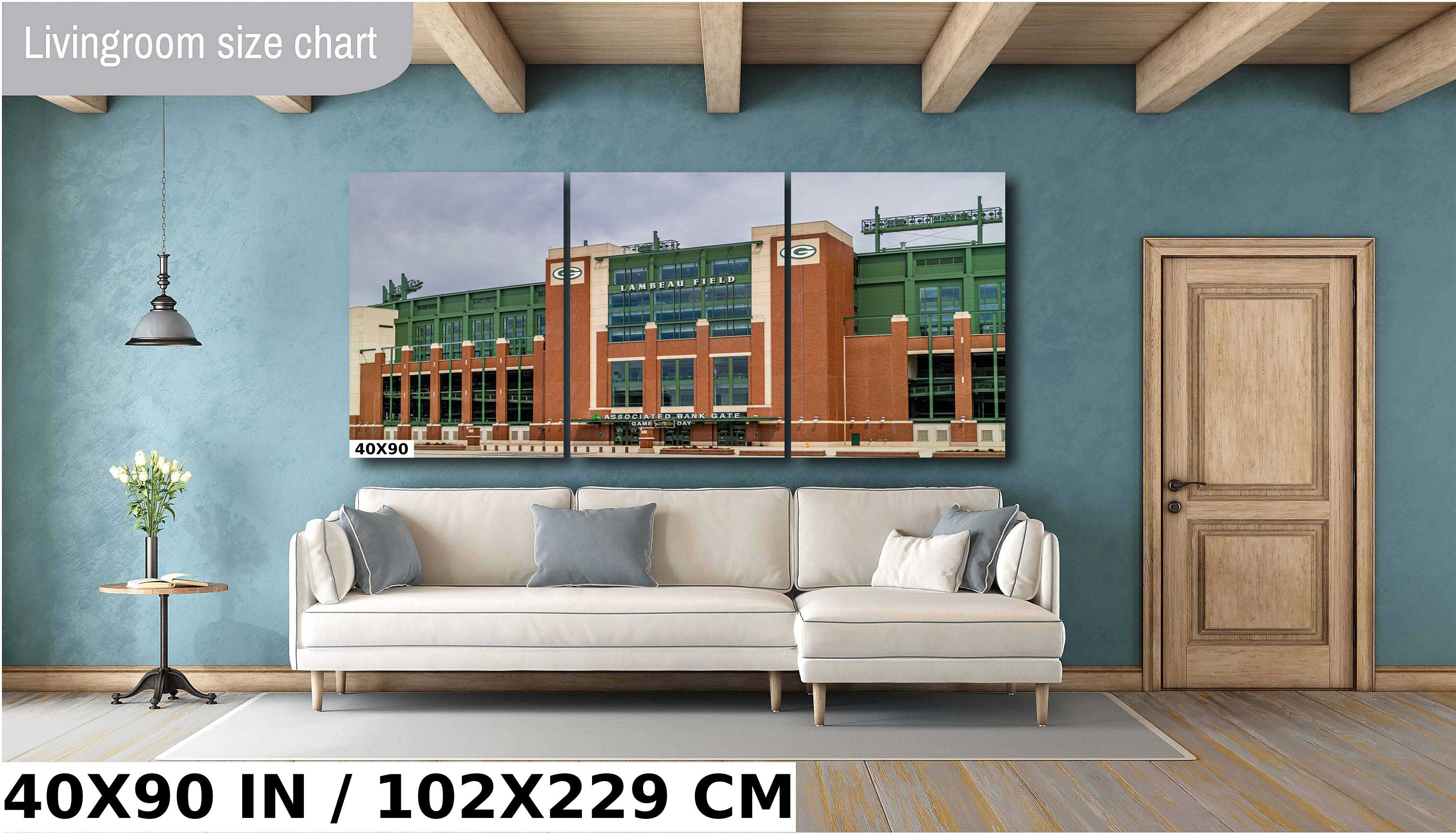 Lambeau Field Gate: Green Bay Packers Stadium Photography Wall Art