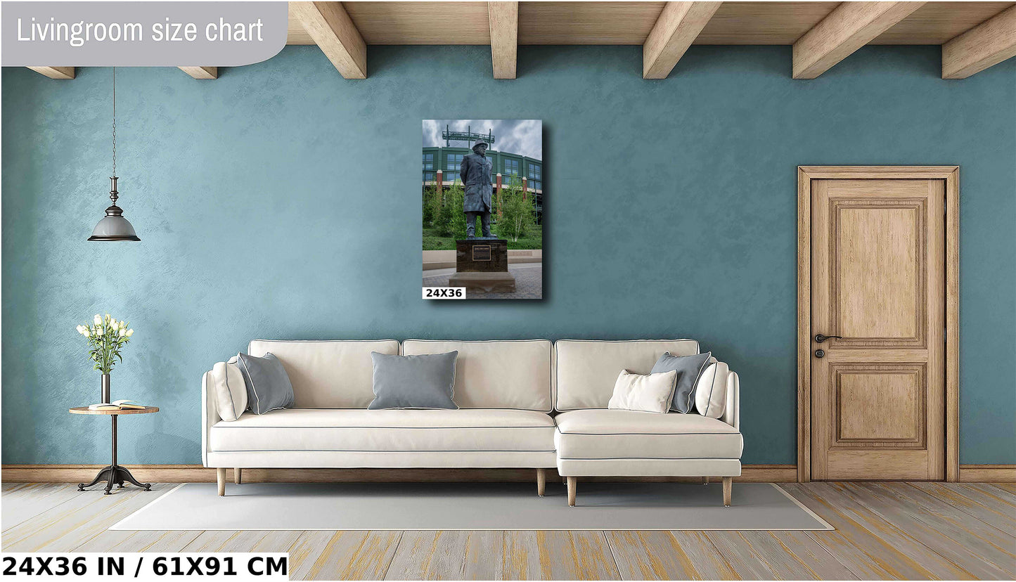 Lombardi Trophy: Lambeau Field, Green Bay Packers Photography Wall Art