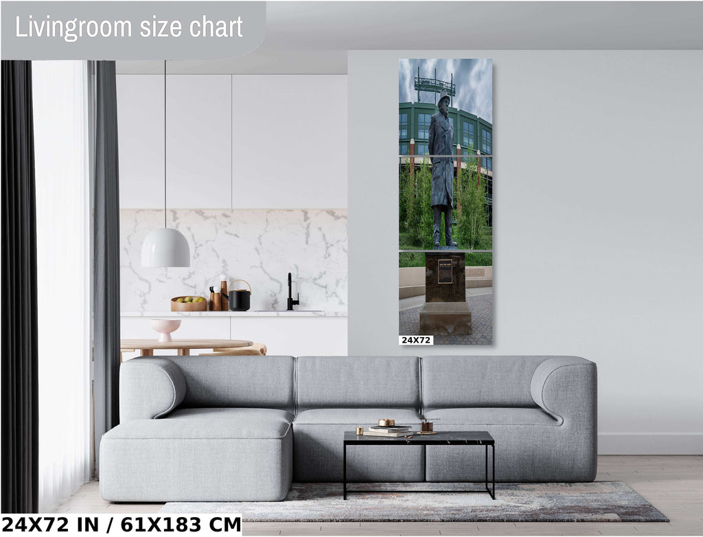 Lombardi Trophy: Lambeau Field, Green Bay Packers Photography Wall Art