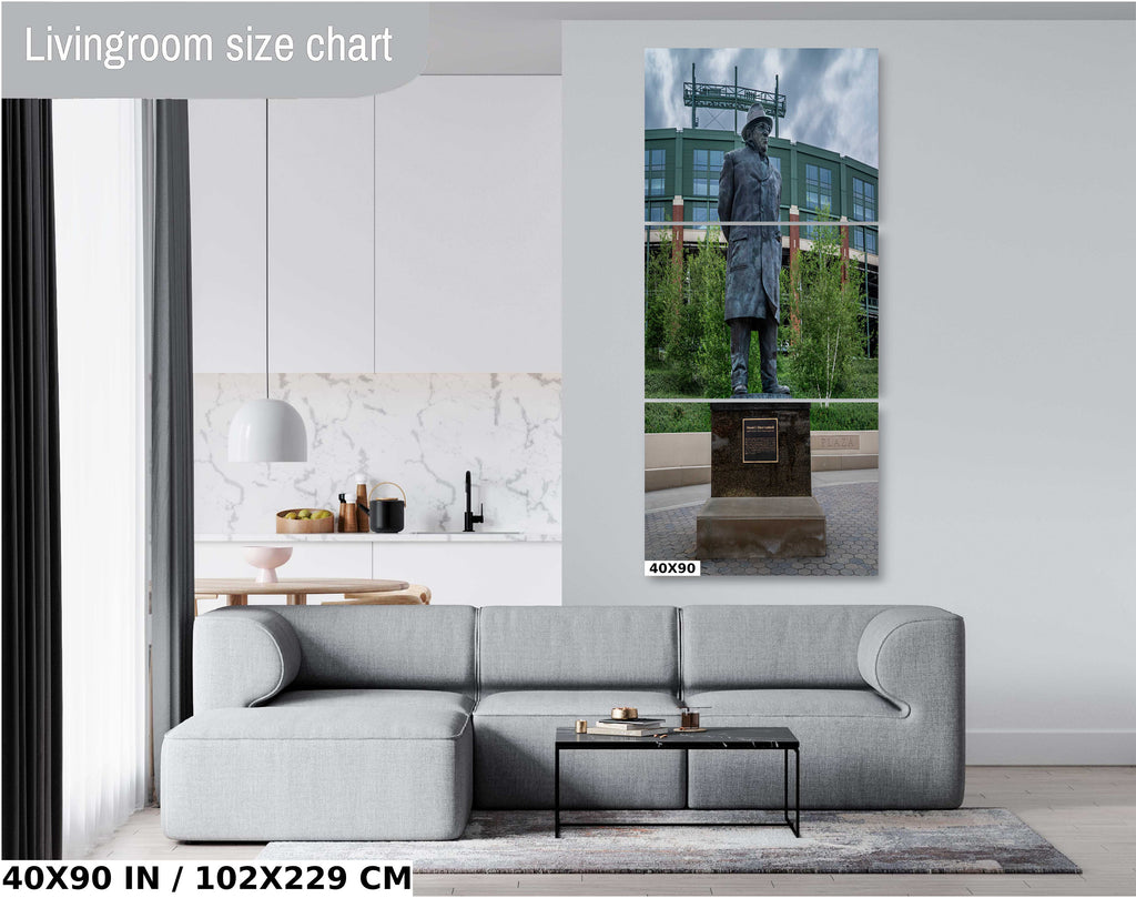 Lombardi Trophy: Lambeau Field, Green Bay Packers Photography Wall Art