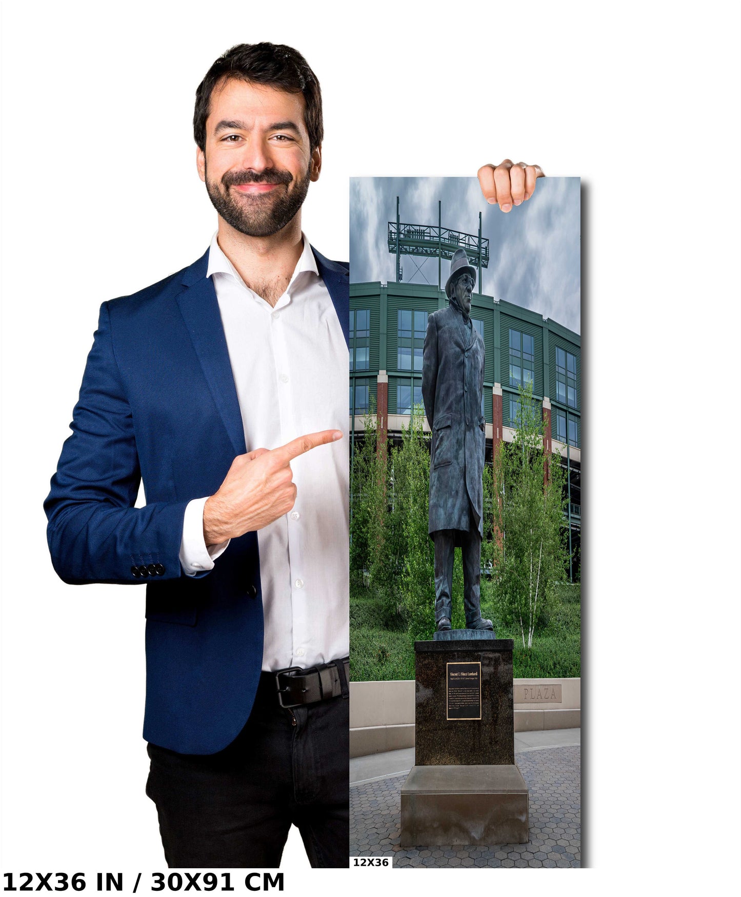 Lombardi Trophy: Lambeau Field, Green Bay Packers Photography Wall Art