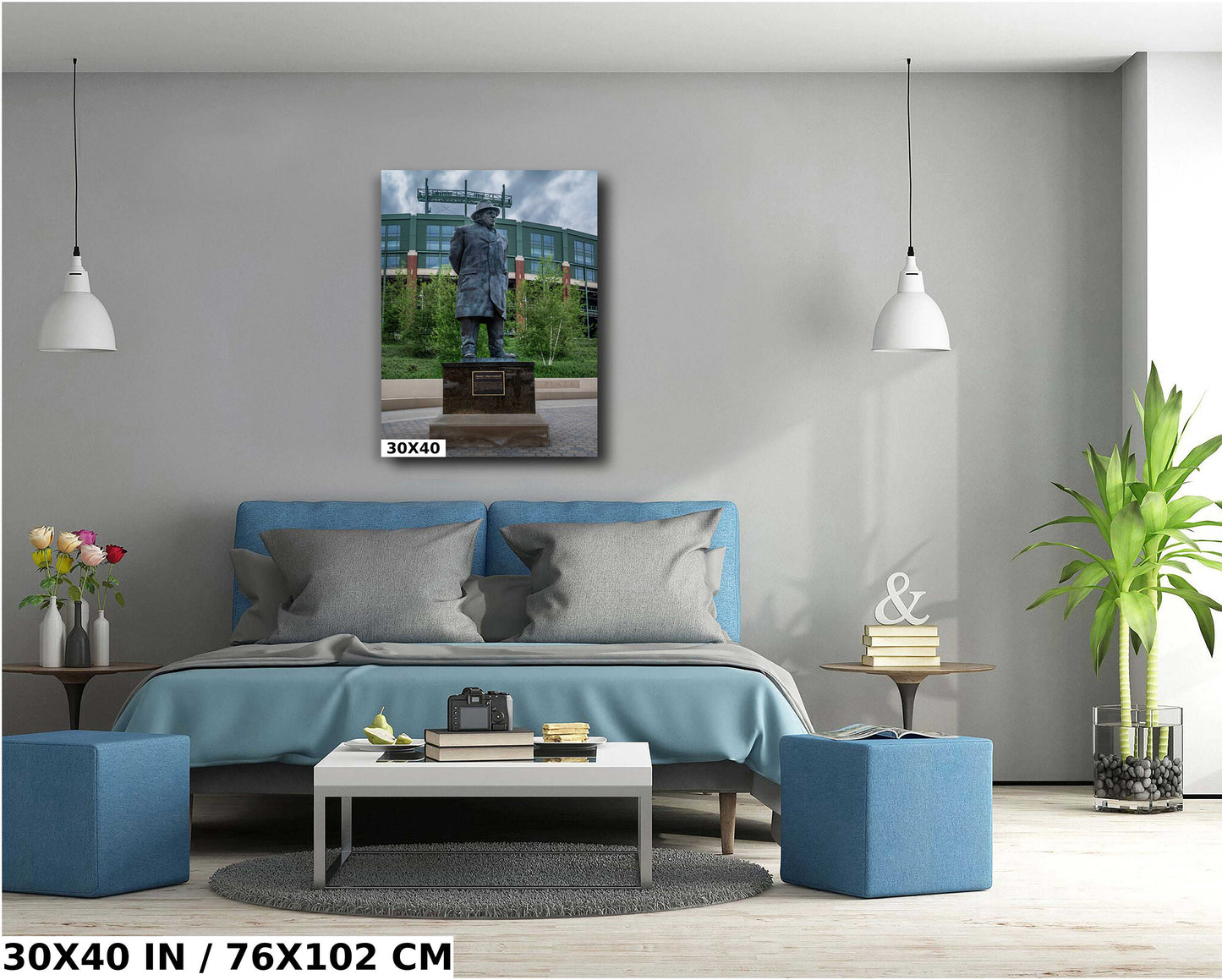 Lombardi Trophy: Lambeau Field, Green Bay Packers Photography Wall Art