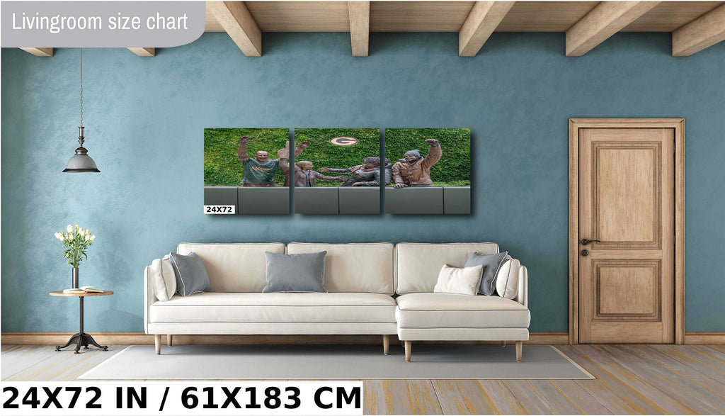 Packers Fans Statue: Lambeau Field Photography Wall Art