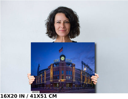 Coors Field Wall Art – Colorado Rockies Stadium Canvas Print | Denver Baseball Stadium Decor