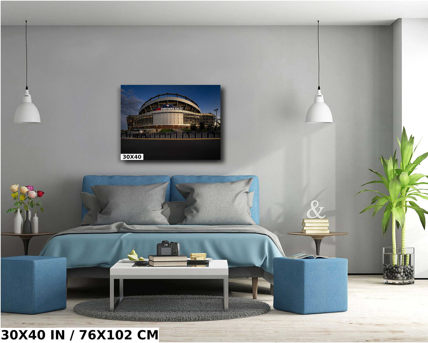Empower Field Mile High - Denver Broncos Stadium Wall Art | Premium Photo Print