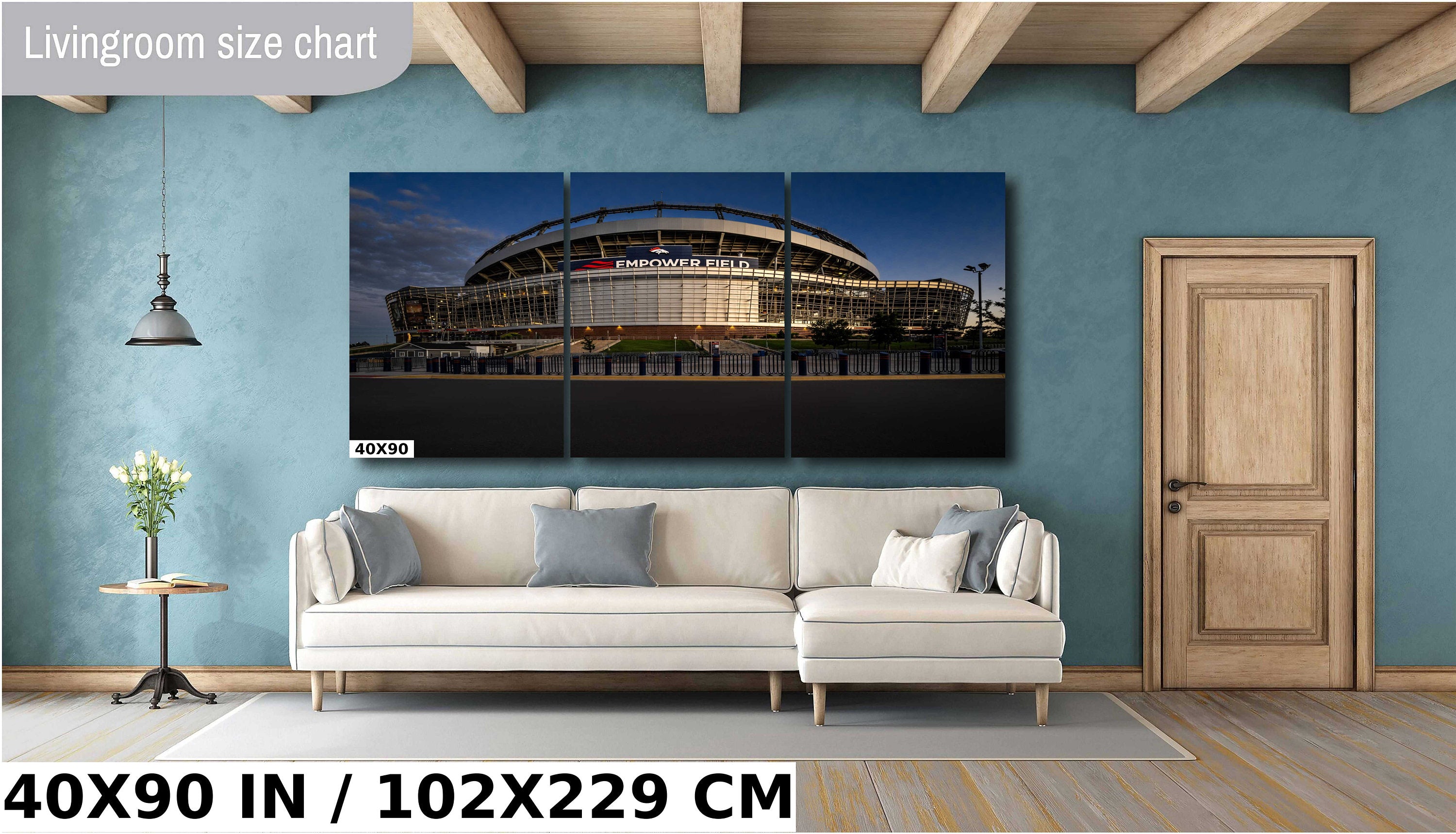 Empower Field at Mile High Stadium Photo Print: Denver Broncos Home Decor