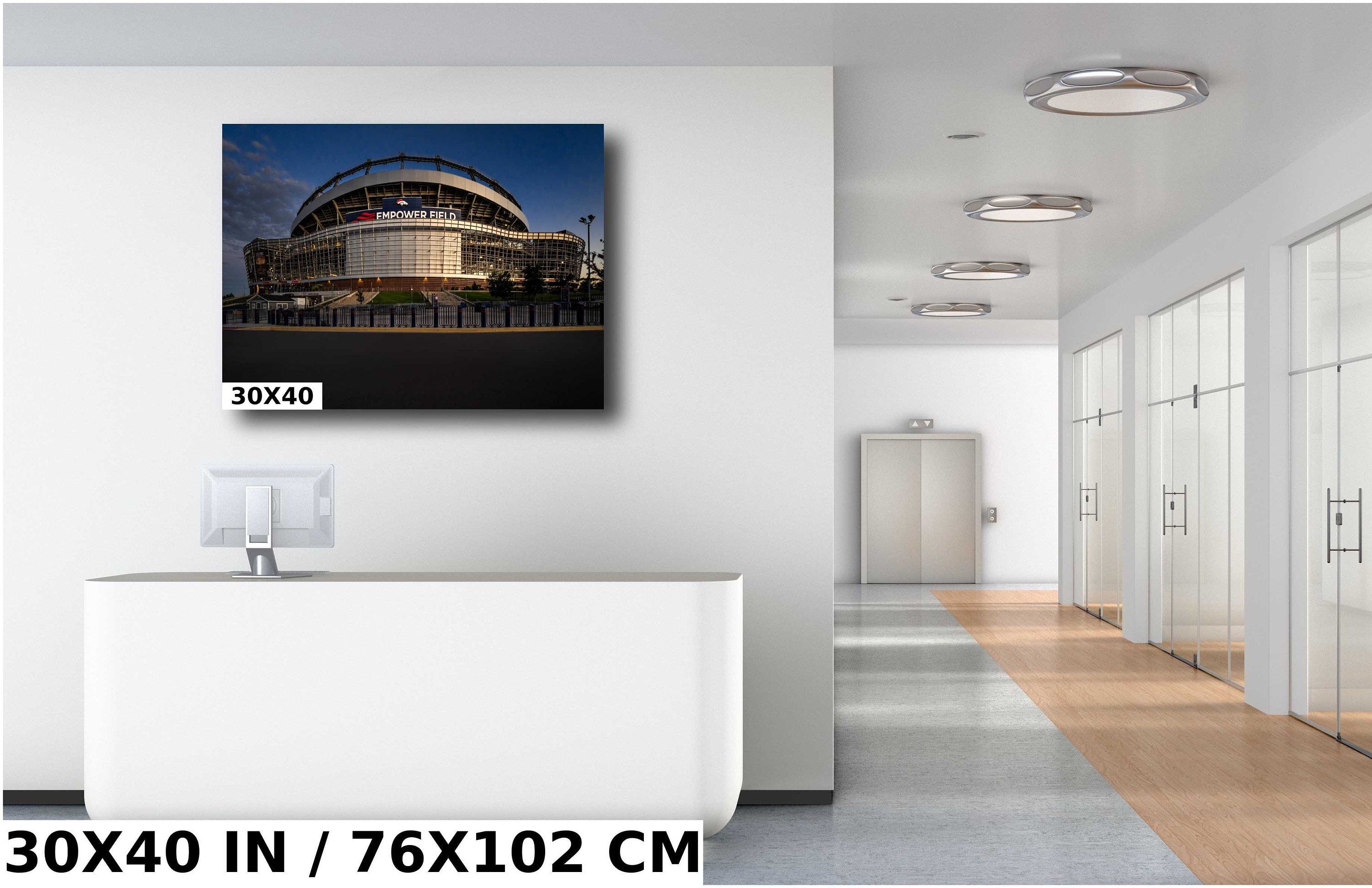 Empower Field at Mile High Stadium Photo Print: Denver Broncos Home Decor