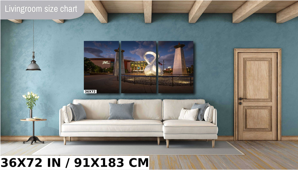 Ball Arena Denver Colorado Print: Nuggets & Avalanche Home