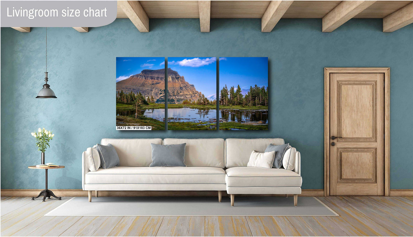 Glacier National Park Print: Logan Pass, Going-to-the-Sun Mountain Wall Art