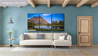 Glacier National Park Print: Logan Pass, Going-to-the-Sun Mountain Wall Art