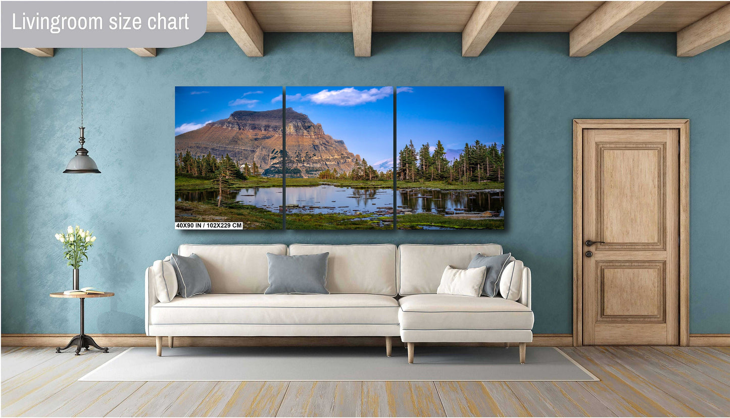 Glacier National Park Print: Logan Pass, Going-to-the-Sun Mountain Wall Art