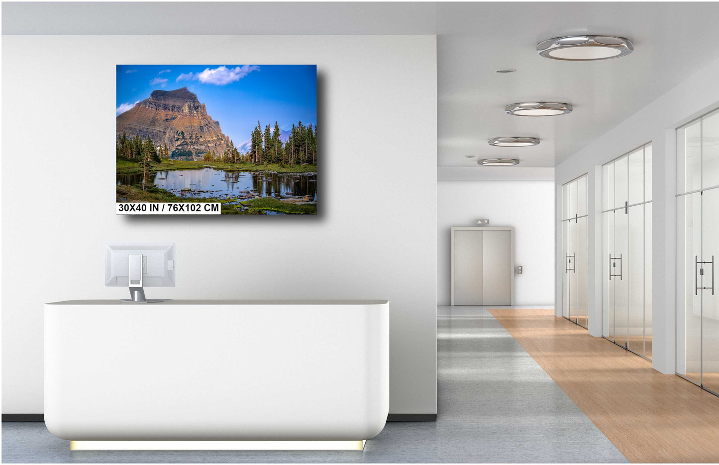 Glacier National Park Print: Logan Pass, Going-to-the-Sun Mountain Wall Art