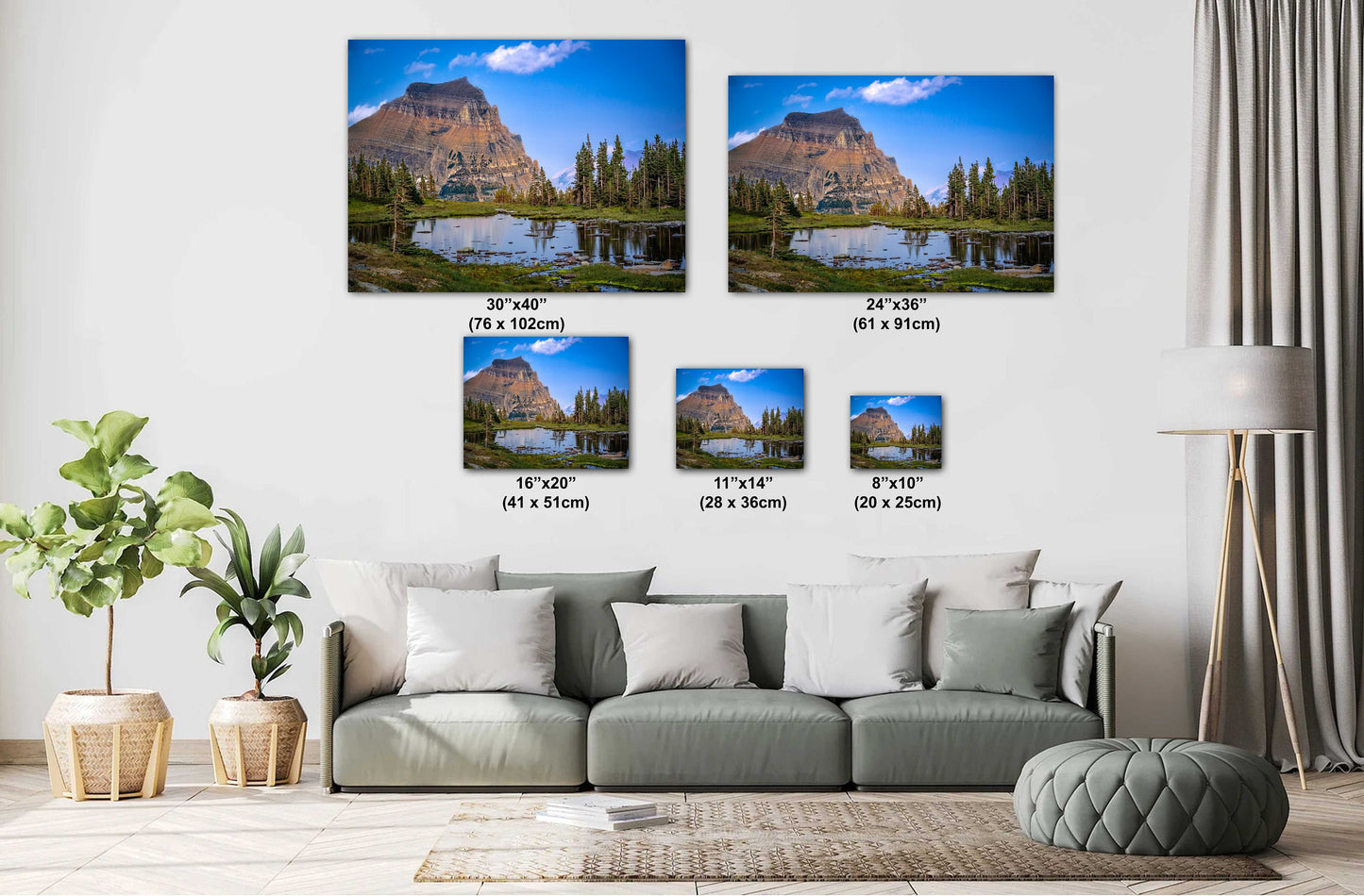 Glacier National Park Print: Logan Pass, Going-to-the-Sun Mountain Wall Art
