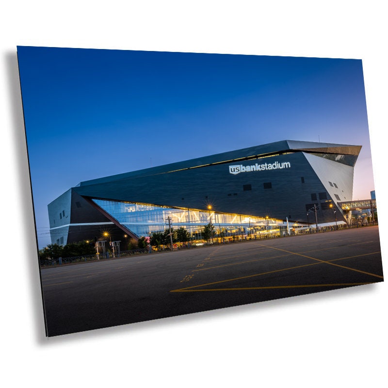 Vikings Stadium Twilight: Minneapolis Minnesota Photography Wall Art