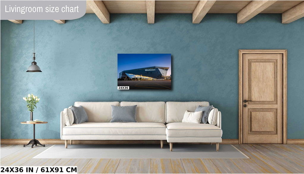 Vikings Stadium Twilight: Minneapolis Minnesota Photography Wall Art