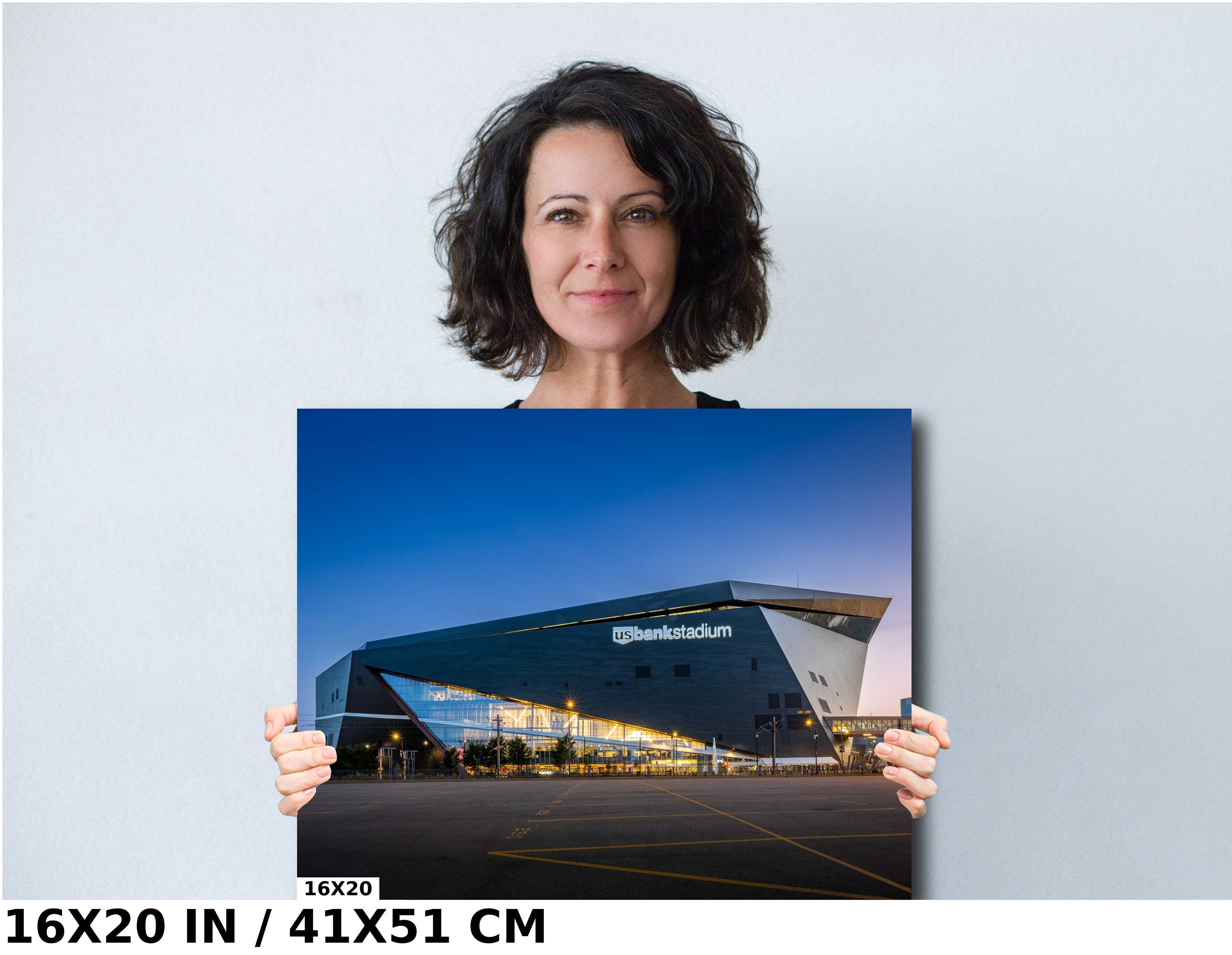 Vikings Stadium Twilight: Minneapolis Minnesota Photography Wall Art