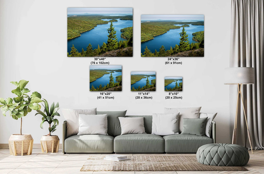 Acadia National Park Print: Echo Lake Serenity, Maine Wall Art