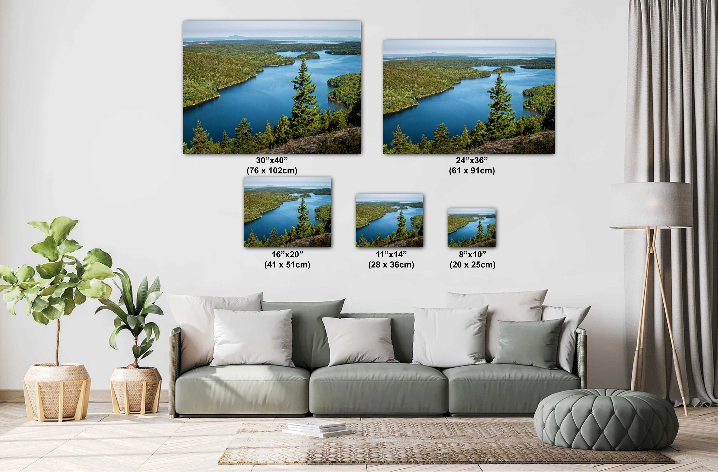 Acadia National Park Print: Echo Lake Serenity, Maine Wall Art