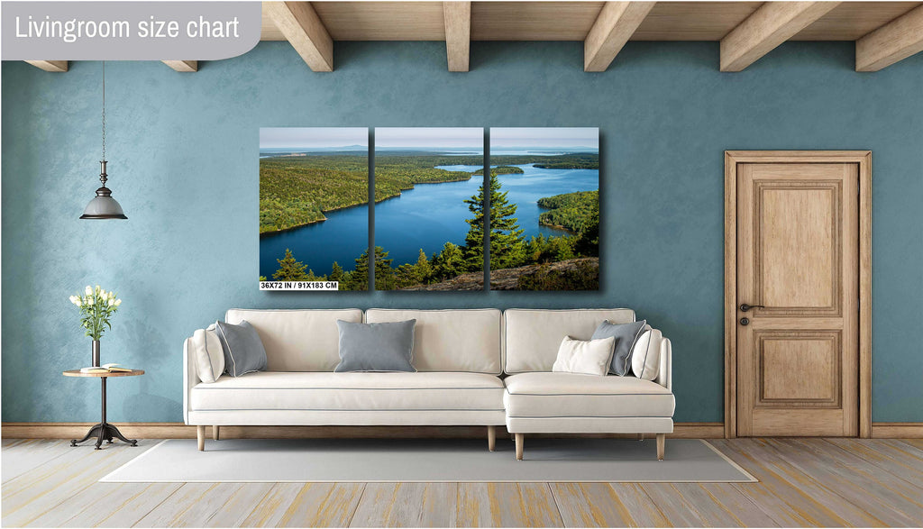 Acadia National Park Print: Echo Lake Serenity, Maine Wall Art