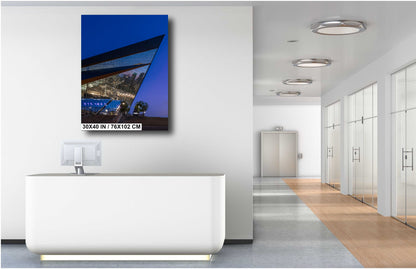 U.S. Bank Stadium Wall Art - Minnesota Vikings Decor | Glass Structure Photo Print