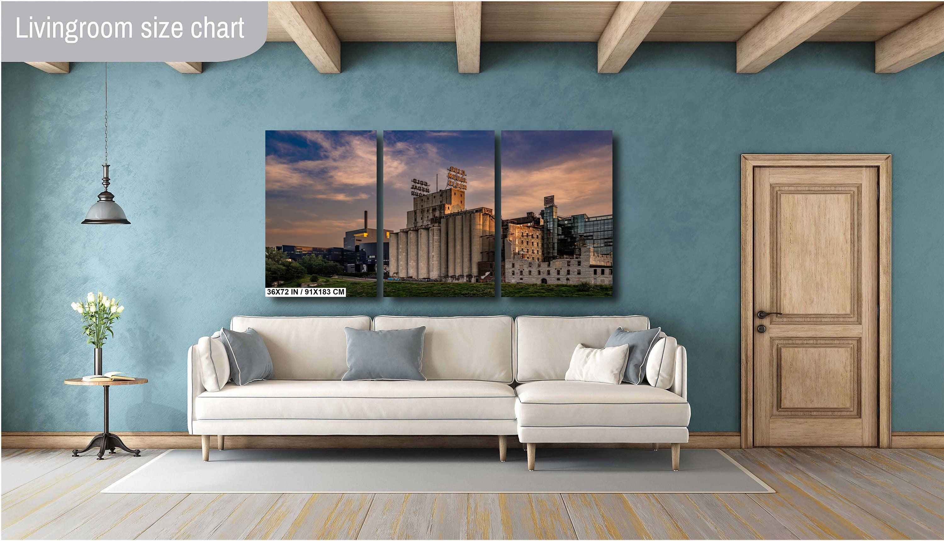 Gold Medal Flour Sign: Mill City Museum, Minneapolis Photography Wall Art