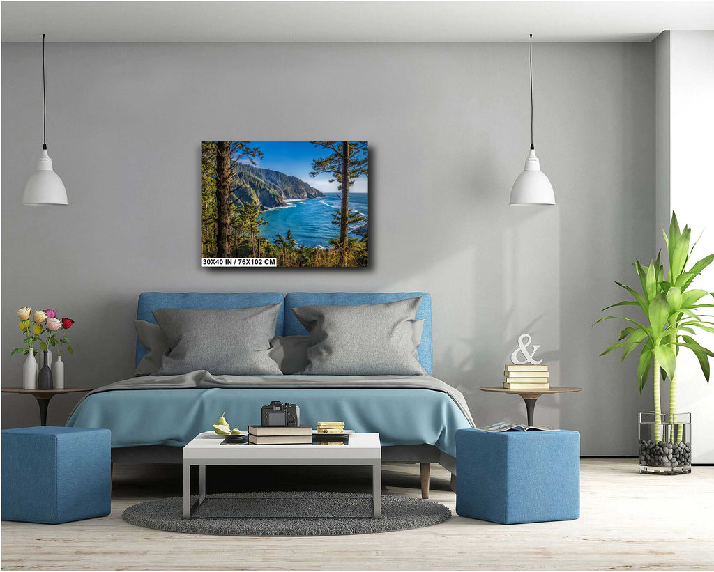 Cape Cove Oregon Coast Seascape Photography: Heceta Headland Wall Art