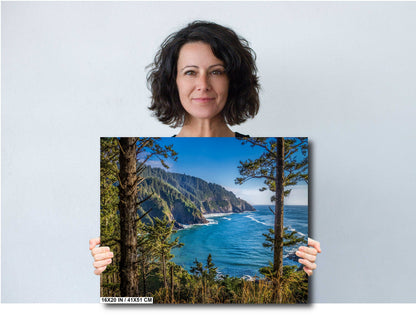 Cape Cove Oregon Coast Seascape Photography: Heceta Headland Wall Art