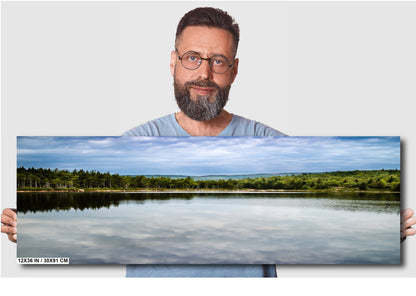 Bowl Lake Acadia Wall Art – Scenic Maine Landscape Print | Ready to Hang Canvas