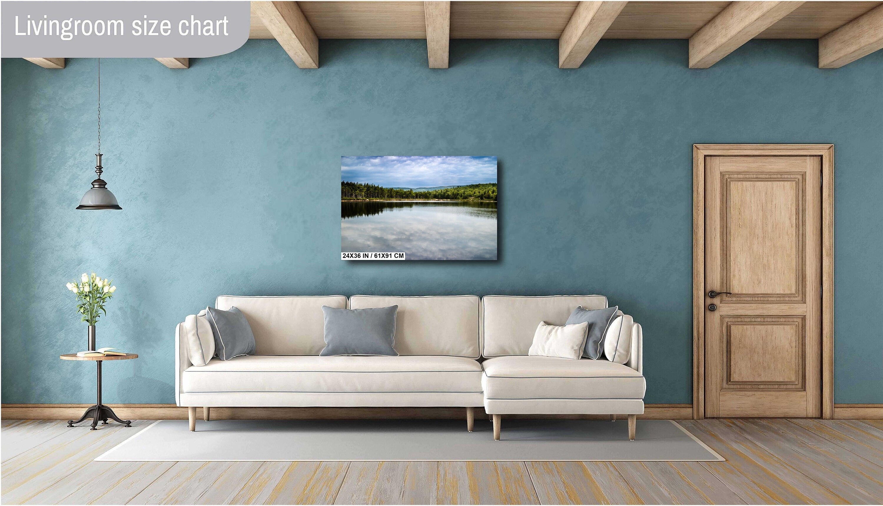 Acadia National Park Waterscape: Bowl Lake Nature Photography Wall Art