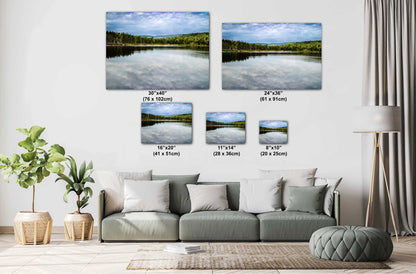 Bowl Lake Acadia Wall Art – Scenic Maine Landscape Print | Ready to Hang Canvas