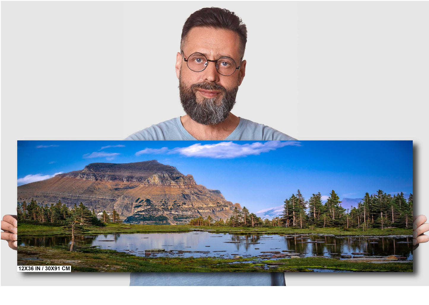 Glacier National Park Print: Logan Pass, Going-to-the-Sun Mountain Wall Art